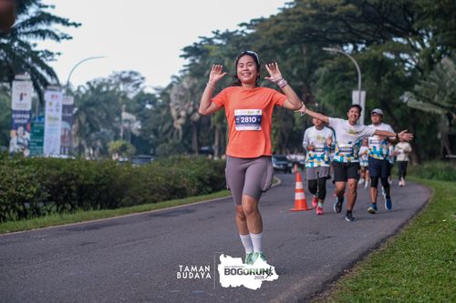 Race photo from Taman Budaya x BOGORUN 2025