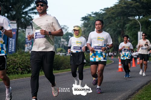 Race photo from Taman Budaya x BOGORUN 2025