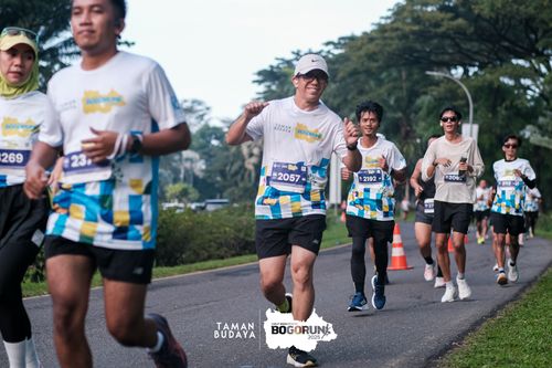 Race photo from Taman Budaya x BOGORUN 2025
