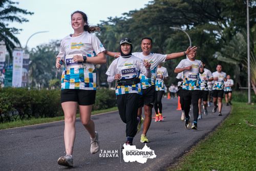 Race photo from Taman Budaya x BOGORUN 2025