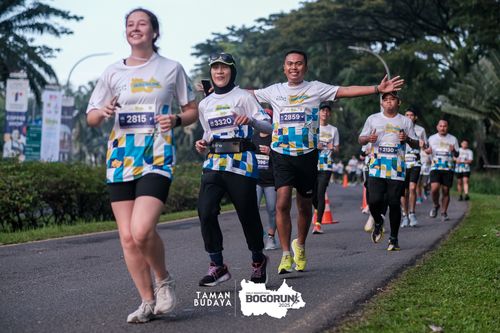 Race photo from Taman Budaya x BOGORUN 2025