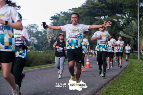 Race photo from Taman Budaya x BOGORUN 2025