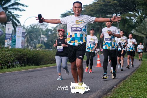 Race photo from Taman Budaya x BOGORUN 2025