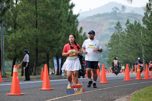 Race photo from CISANGKAN KBP CITY RUN 2025