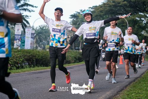Race photo from Taman Budaya x BOGORUN 2025