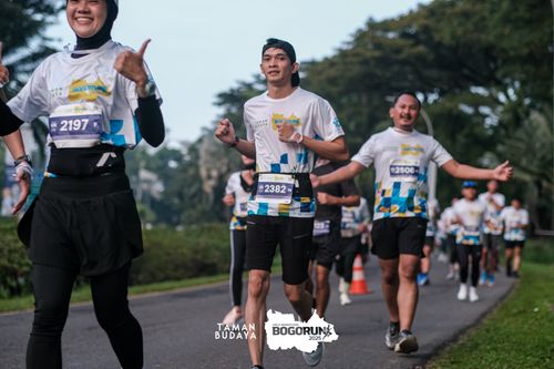Race photo from Taman Budaya x BOGORUN 2025
