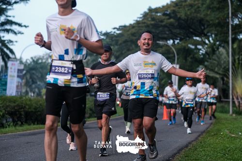 Race photo from Taman Budaya x BOGORUN 2025