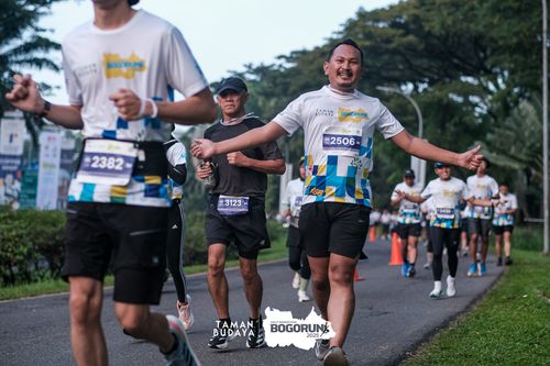 Race photo from Taman Budaya x BOGORUN 2025