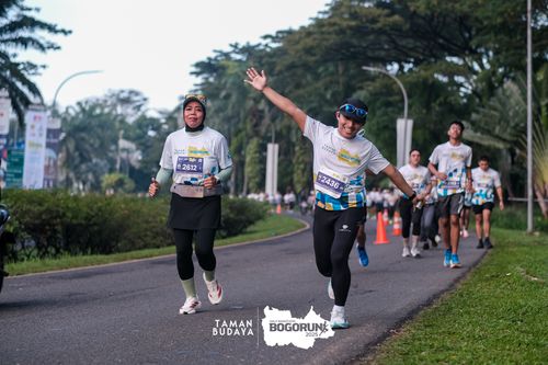 Race photo from Taman Budaya x BOGORUN 2025