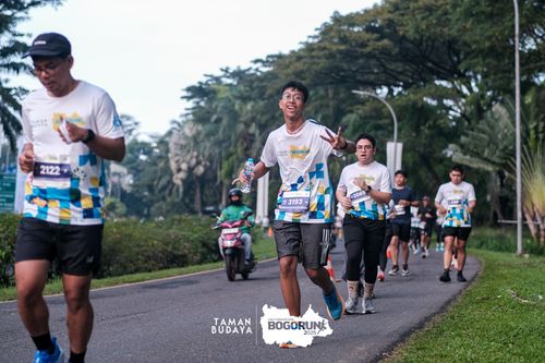 Race photo from Taman Budaya x BOGORUN 2025