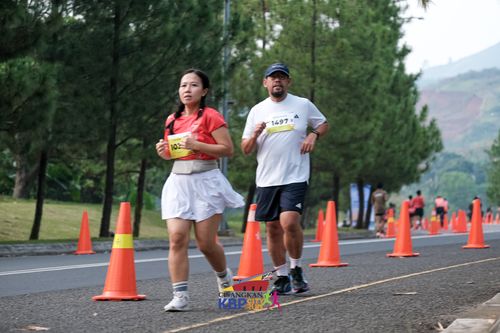Race photo from CISANGKAN KBP CITY RUN 2025