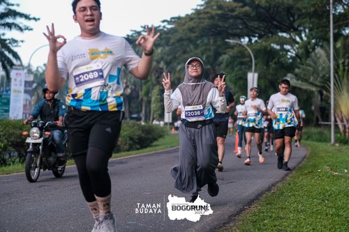 Race photo from Taman Budaya x BOGORUN 2025