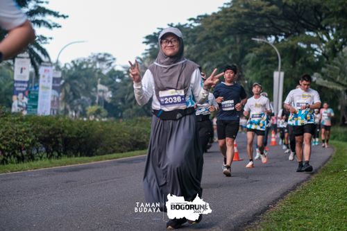 Race photo from Taman Budaya x BOGORUN 2025