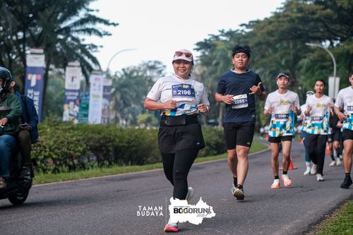 Race photo from Taman Budaya x BOGORUN 2025