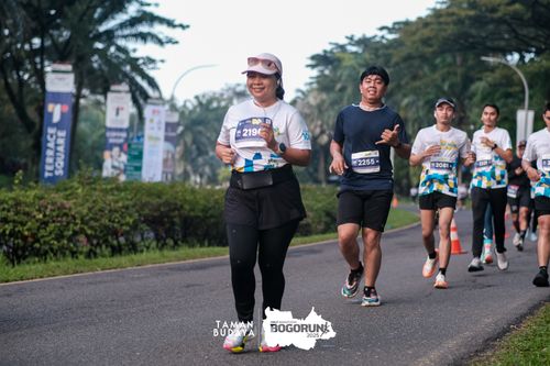 Race photo from Taman Budaya x BOGORUN 2025