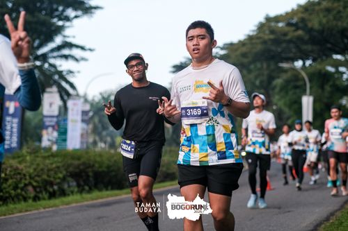 Race photo from Taman Budaya x BOGORUN 2025