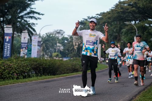 Race photo from Taman Budaya x BOGORUN 2025