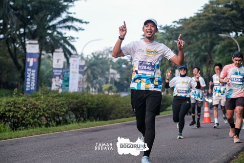 Race photo from Taman Budaya x BOGORUN 2025