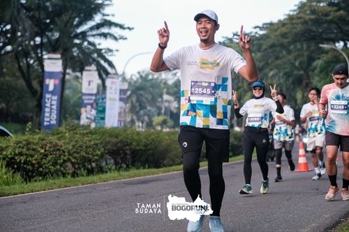 Race photo from Taman Budaya x BOGORUN 2025