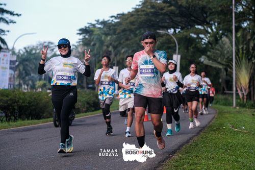 Race photo from Taman Budaya x BOGORUN 2025