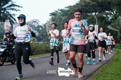 Race photo from Taman Budaya x BOGORUN 2025
