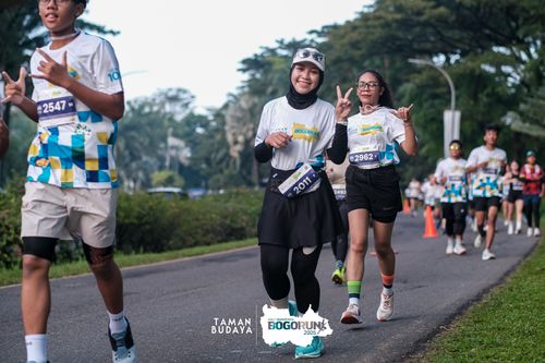 Race photo from Taman Budaya x BOGORUN 2025