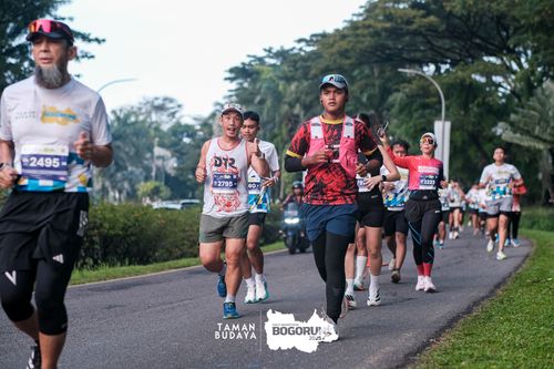 Race photo from Taman Budaya x BOGORUN 2025
