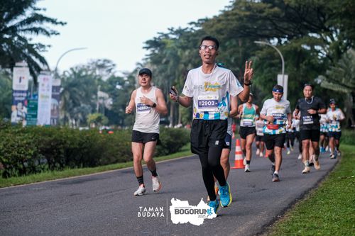 Race photo from Taman Budaya x BOGORUN 2025