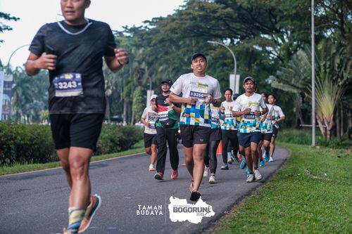 Race photo from Taman Budaya x BOGORUN 2025