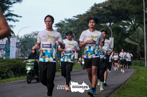 Race photo from Taman Budaya x BOGORUN 2025