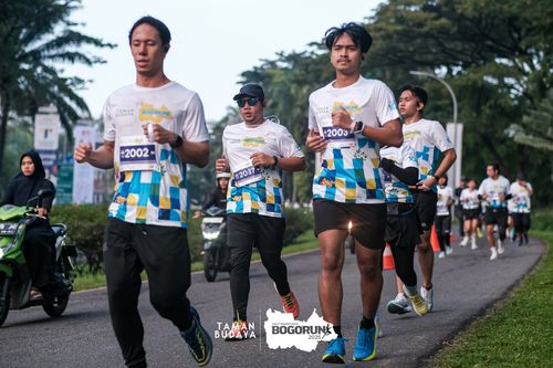 Race photo from Taman Budaya x BOGORUN 2025