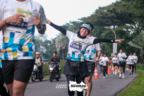Race photo from Taman Budaya x BOGORUN 2025