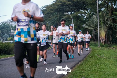 Race photo from Taman Budaya x BOGORUN 2025