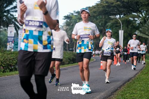 Race photo from Taman Budaya x BOGORUN 2025