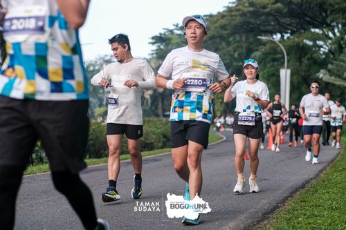 Race photo from Taman Budaya x BOGORUN 2025