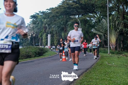 Race photo from Taman Budaya x BOGORUN 2025