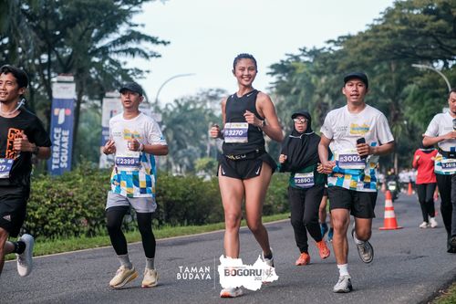Race photo from Taman Budaya x BOGORUN 2025