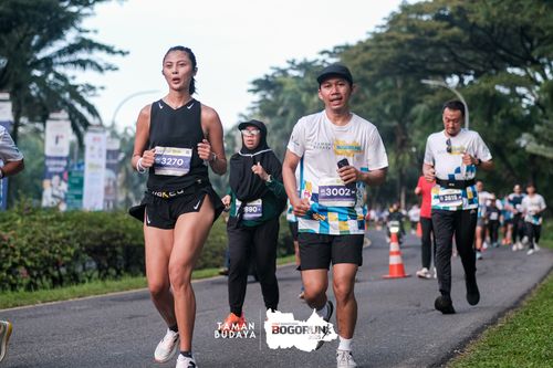 Race photo from Taman Budaya x BOGORUN 2025
