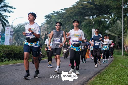 Race photo from Taman Budaya x BOGORUN 2025