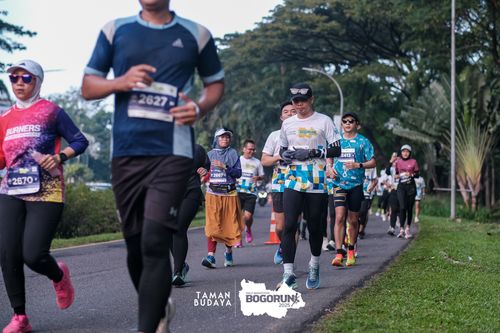 Race photo from Taman Budaya x BOGORUN 2025