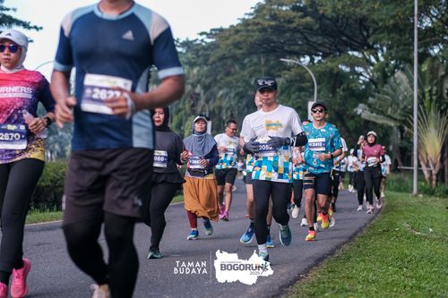Race photo from Taman Budaya x BOGORUN 2025