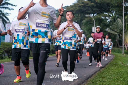 Race photo from Taman Budaya x BOGORUN 2025