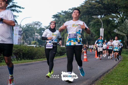Race photo from Taman Budaya x BOGORUN 2025