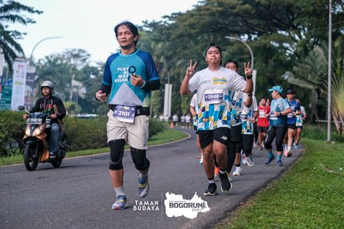 Race photo from Taman Budaya x BOGORUN 2025