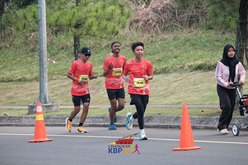 Race photo from CISANGKAN KBP CITY RUN 2025
