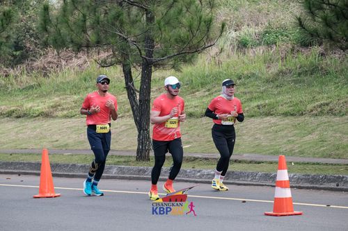 Race photo from CISANGKAN KBP CITY RUN 2025