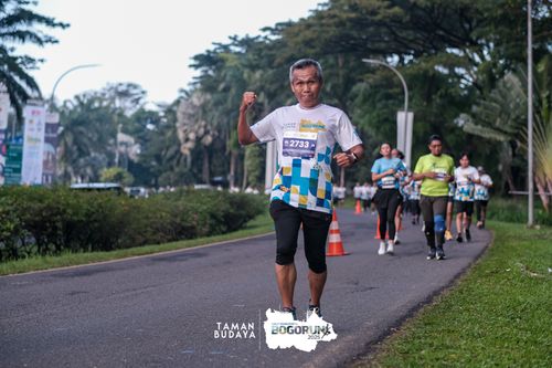 Race photo from Taman Budaya x BOGORUN 2025