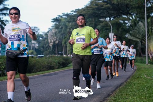Race photo from Taman Budaya x BOGORUN 2025