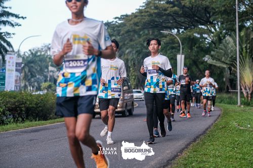 Race photo from Taman Budaya x BOGORUN 2025