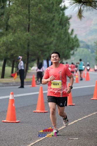 Race photo from CISANGKAN KBP CITY RUN 2025